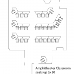 amphitheater classroom layout