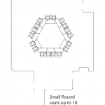 small round seats up to 18