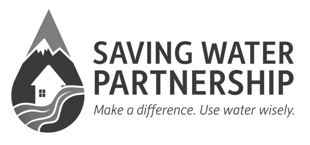 Logo: Saving Water Partnership. Make a difference. Use water wisely.
