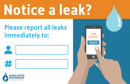 Report Leaks Placard