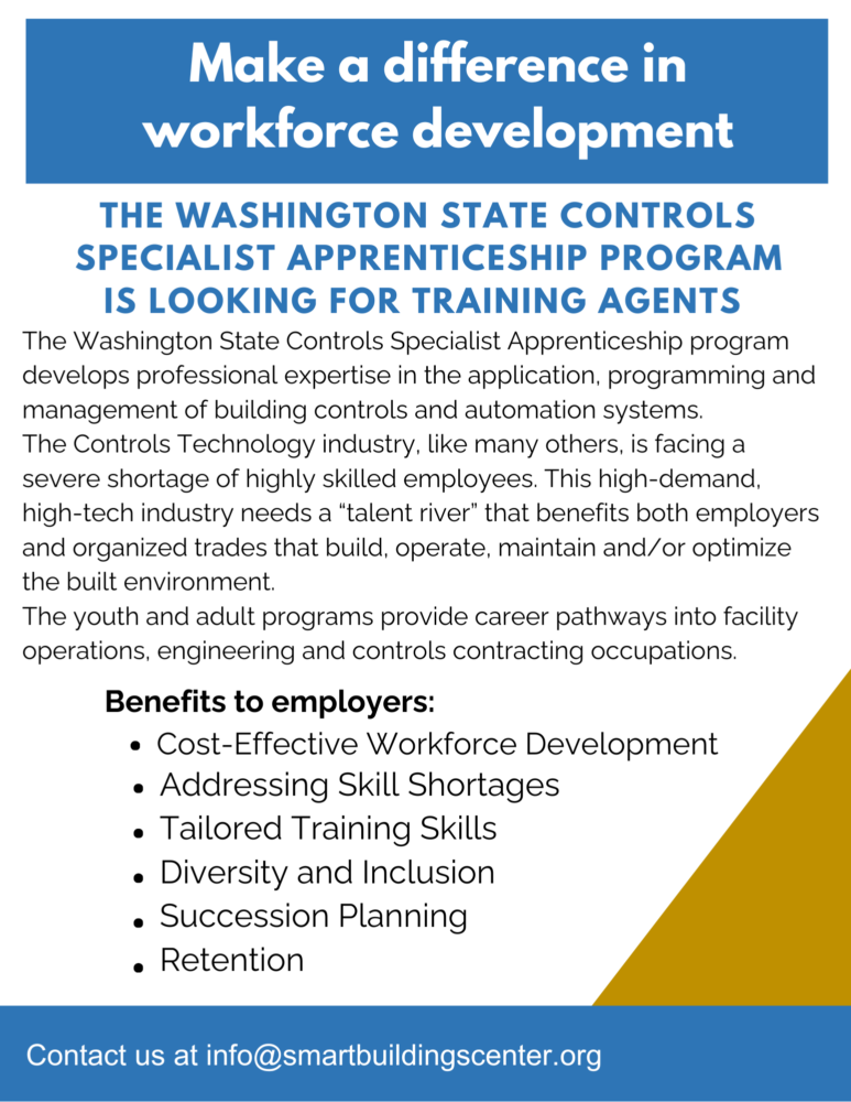 Flyer with info on WA State Apprenticeship program